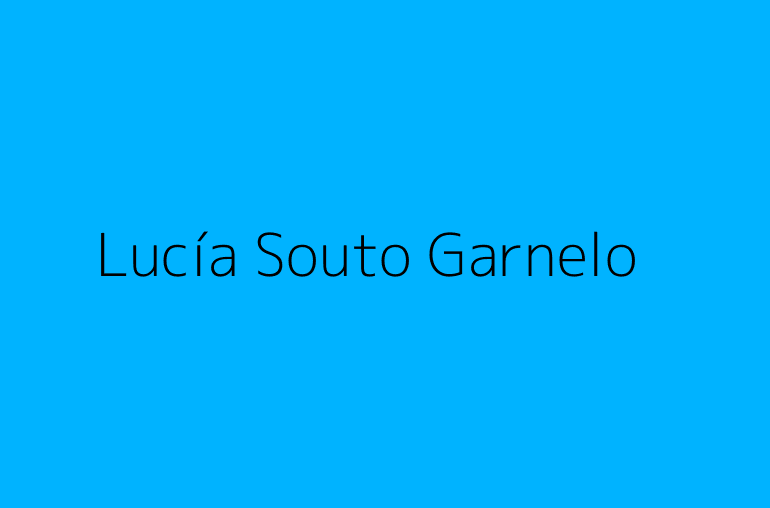 Lucía Souto Garnelo